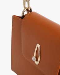 PEDRO - Túi xách tay nữ chữ nhật Leather Top Pearl Strap