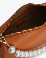 PEDRO - Túi đeo chéo nữ Leather Top With Pearl Detailing