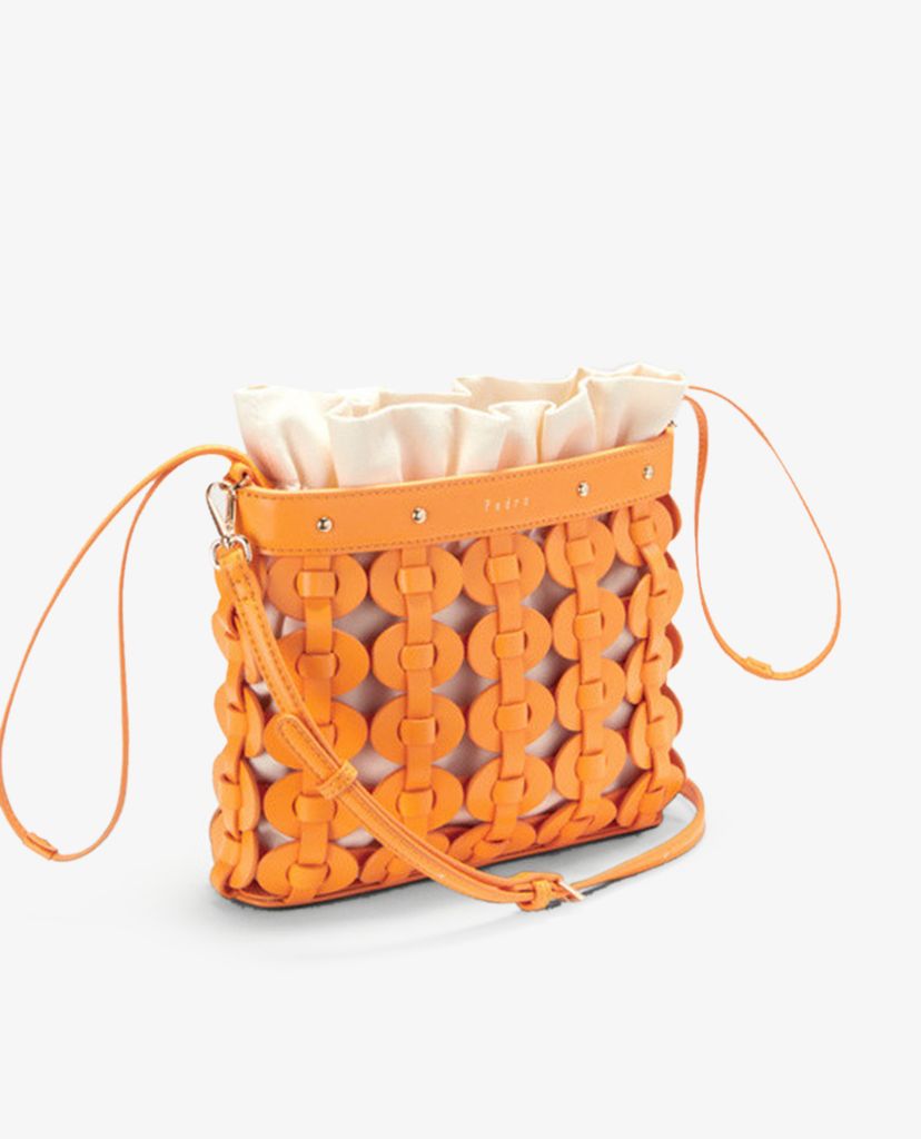 PEDRO - Túi đeo chéo nữ Braided Textured Drawstring
