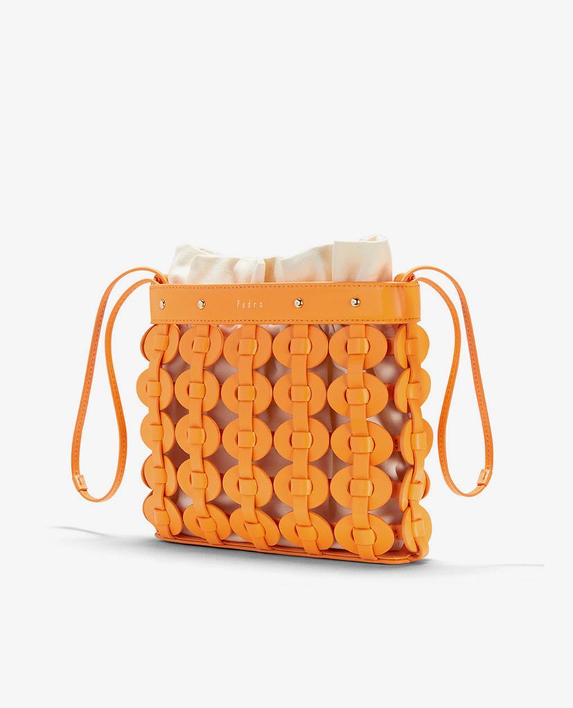 PEDRO - Túi đeo chéo nữ Braided Textured Drawstring