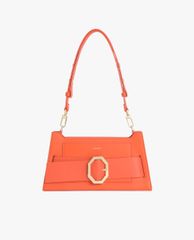 PEDRO - Túi đeo vai nữ hình thang Octagon Buckled Leather