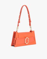 PEDRO - Túi đeo vai nữ hình thang Octagon Buckled Leather