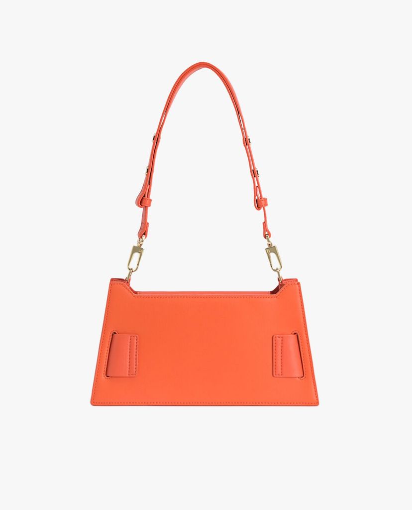 PEDRO - Túi đeo vai nữ hình thang Octagon Buckled Leather