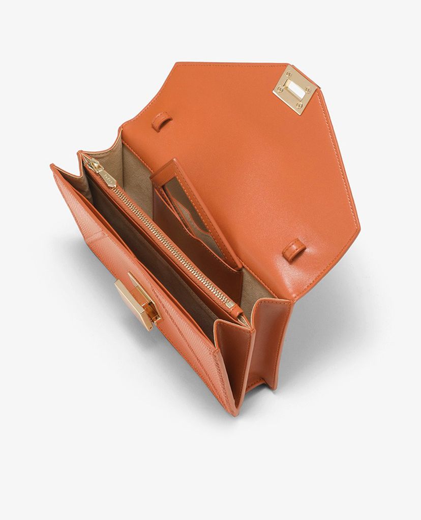 PEDRO - Ví nữ chữ nhật Embossed Leather Travel