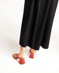 CHARLES & KEITH - Giày sandals cao gót Woven Toe Ring