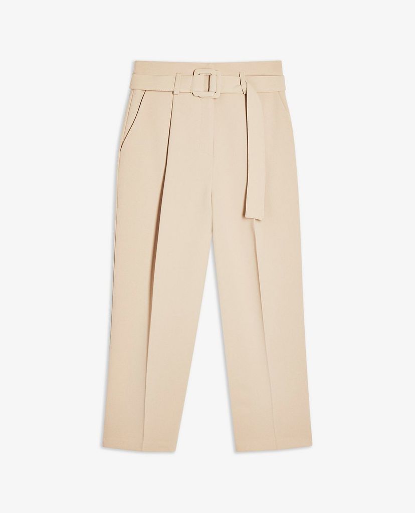 TOPSHOP - Quần kiểu nữ lưng cao phối thắt lưng PETITE Stone Buckle Peg