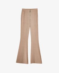 TOPSHOP - Quần kiểu nữ ống loe Stone Corduroy Ribbed