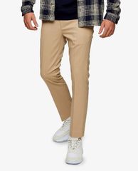 TOPMAN - Quần jogger nam lưng thun không bo gấu Light Stone Skinny