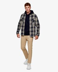 TOPMAN - Quần jogger nam lưng thun không bo gấu Light Stone Skinny