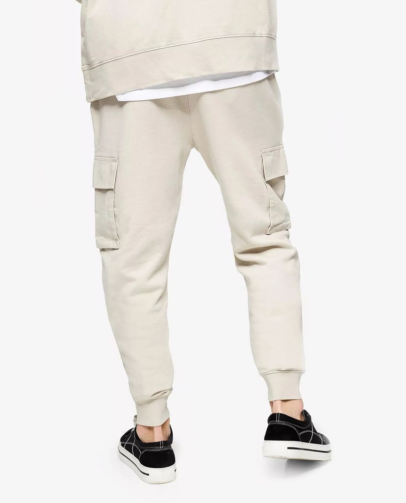 TOPMAN - Quần jogger nam bo gấu Stone Twill Cargo