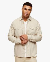 TOPMAN - Áo sơ mi nam tay dài cổ bẻ phom suông thanh lịch