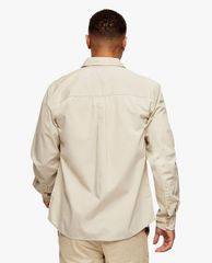 TOPMAN - Áo sơ mi nam tay dài cổ bẻ phom suông thanh lịch