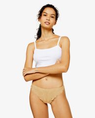 TOPSHOP - Quần lót nữ phối ren Camel Thong