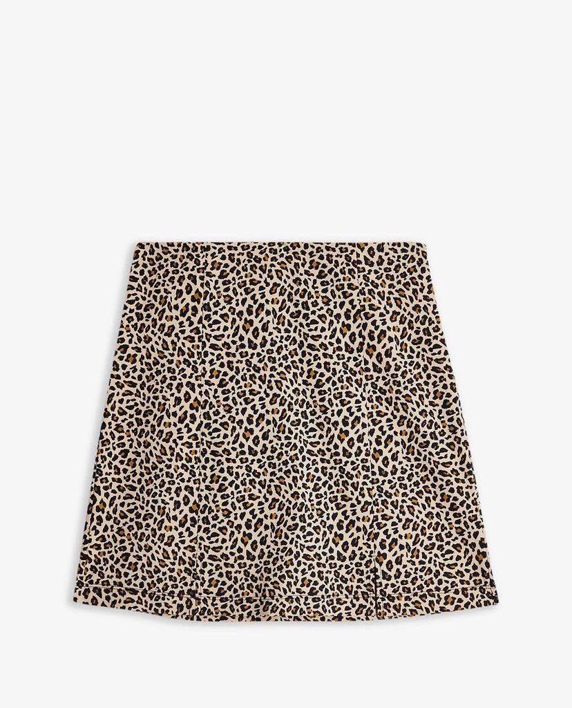 TOPSHOP - Chân váy mini phom ôm PETITE Leopard Print Stretch