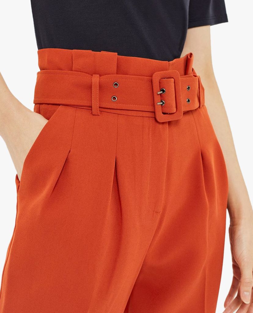 TOPSHOP - Quần kiểu nữ phom suông Belted Eyelet Pegged