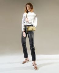 CHARLES & KEITH - Túi đeo vai nữ chữ nhật Metallic Buckle
