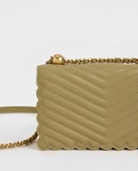 CHARLES & KEITH - Túi đeo chéo nữ chữ nhật Pearl Embellished