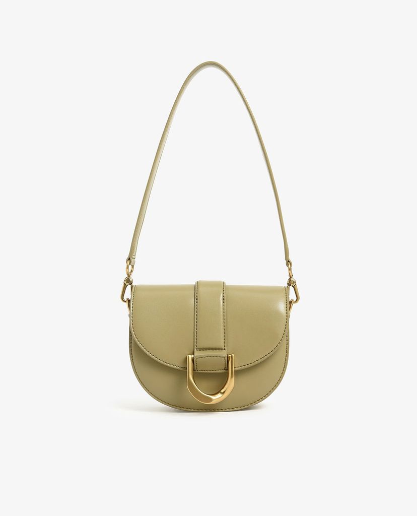 CHARLES & KEITH - Túi đeo vai nữ Mini Gabine Saddle