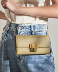CHARLES & KEITH - Ví nữ dạng gập Stone Embellished
