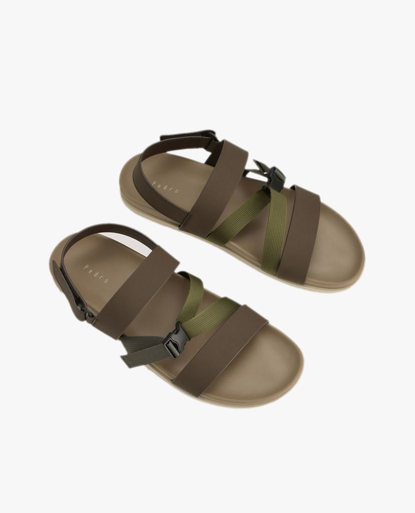 PEDRO - Sandal nam quai ngang Strappy Slingback