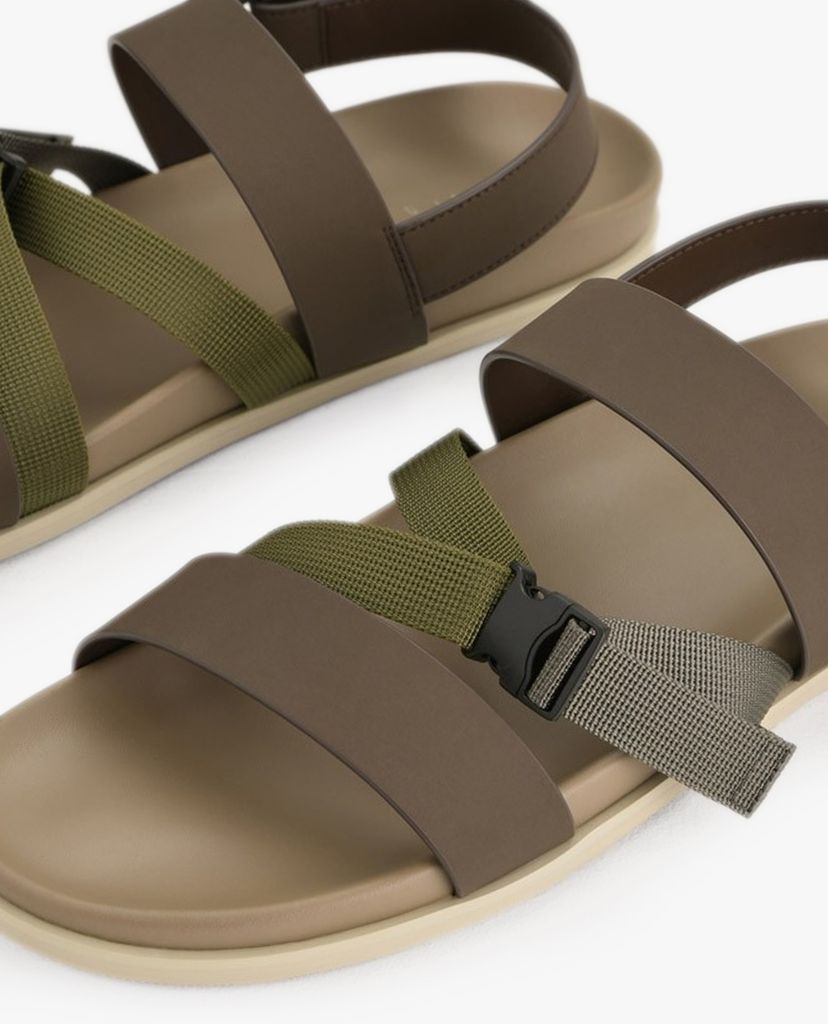 PEDRO - Sandal nam quai ngang Strappy Slingback