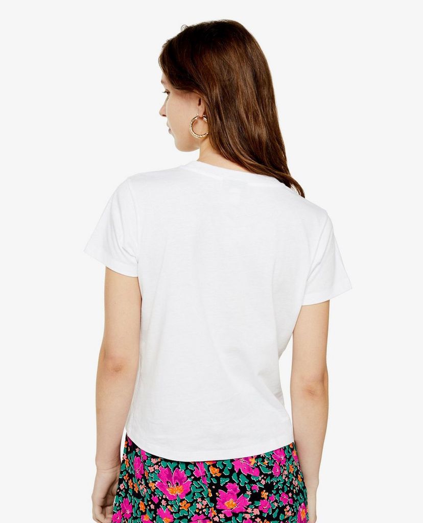 TOPSHOP - Áo thun nữ cổ tròn ngắn tay Having Fun Yet
