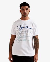 TOPMAN - Áo thun nam ngắn tay Signature White Gradient