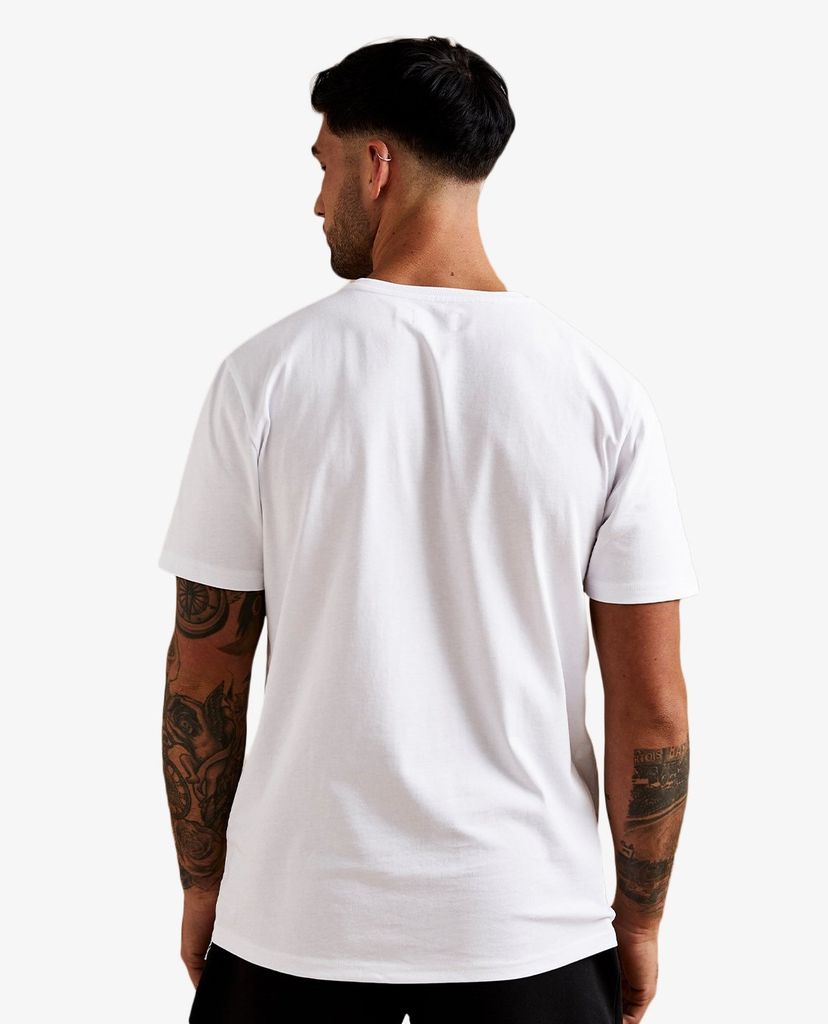 TOPMAN - Áo thun nam ngắn tay Signature White Gradient