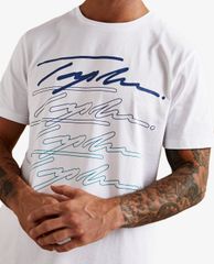 TOPMAN - Áo thun nam ngắn tay Signature White Gradient