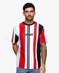 TOPMAN - Áo thun nam ngắn tay Tokyo Stripe