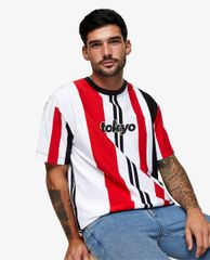 TOPMAN - Áo thun nam ngắn tay Tokyo Stripe