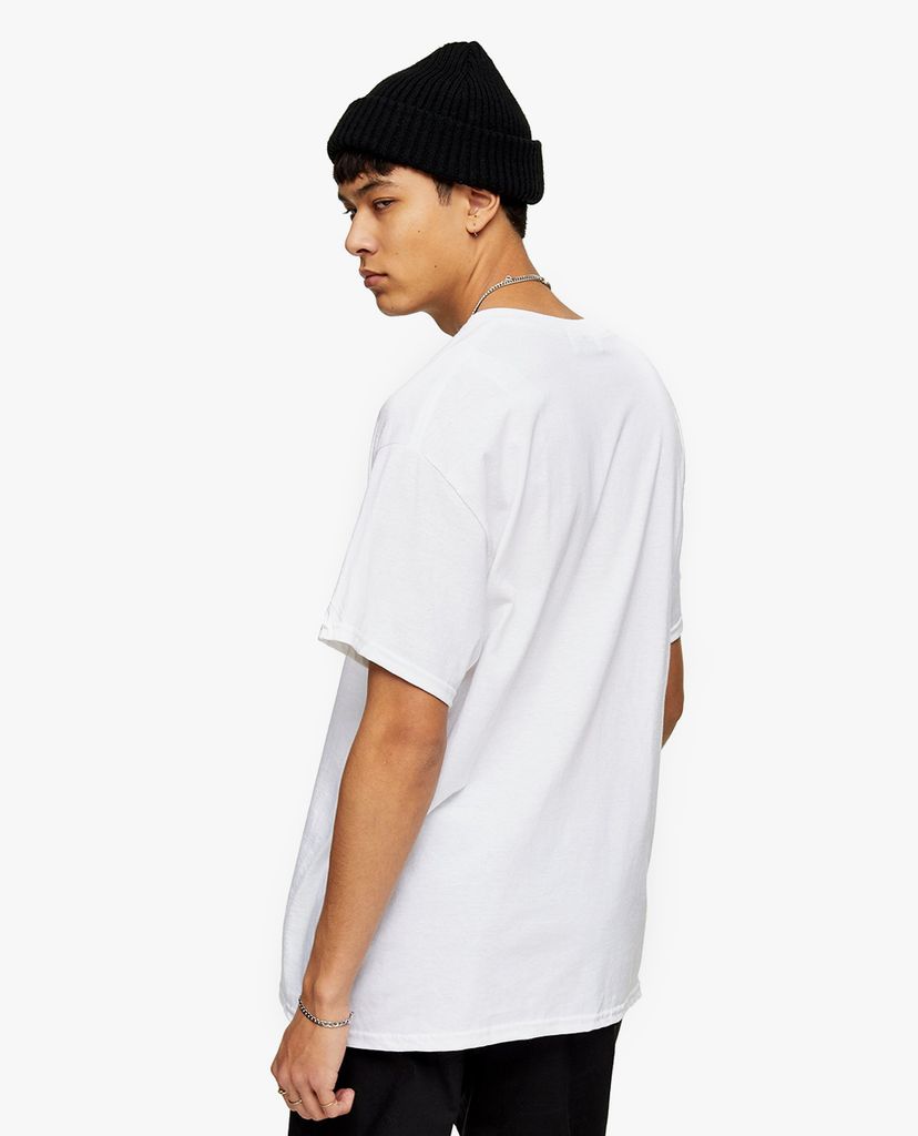 TOPMAN - Áo thun cổ tròn tay ngắn It Is Print