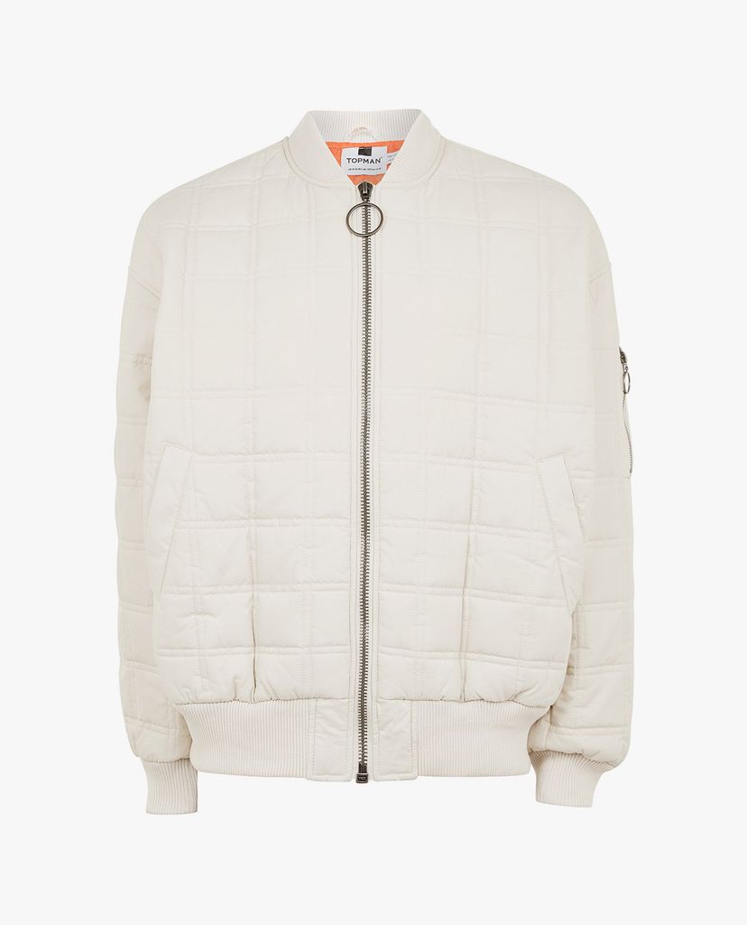 TOPMAN - Áo khoác nam bomber chần bông thời trang