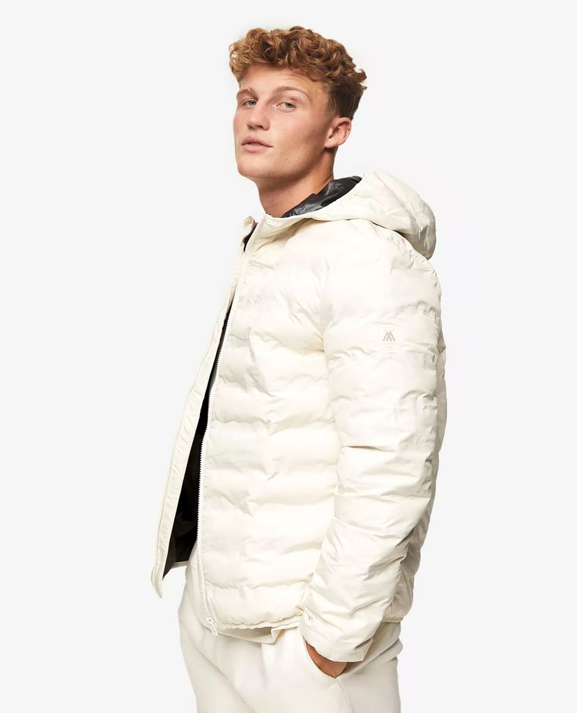 TOPMAN - Áo khoác phao nam CONSIDERED Ecru Liner