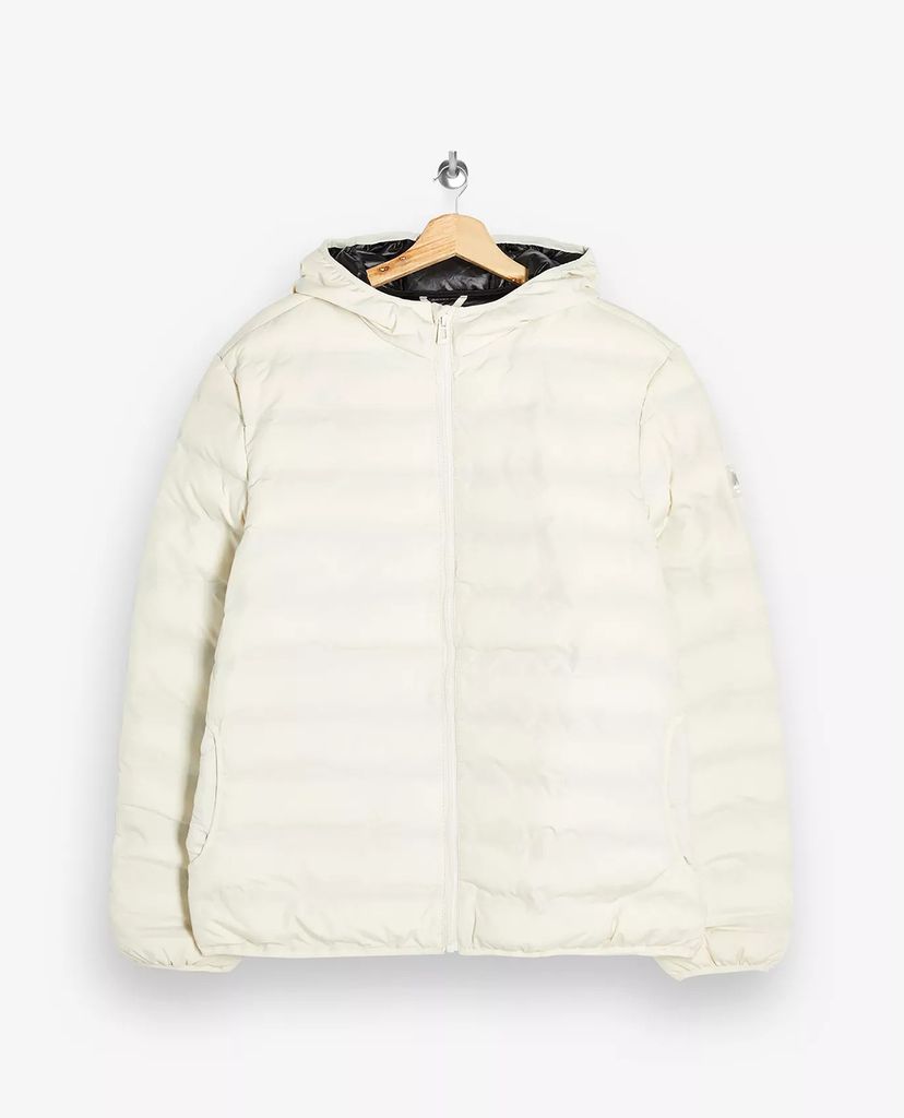 TOPMAN - Áo khoác phao nam CONSIDERED Ecru Liner