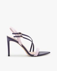 CHARLES & KEITH - Giày sandal cao gót phối quai ngang chéo thời trang
