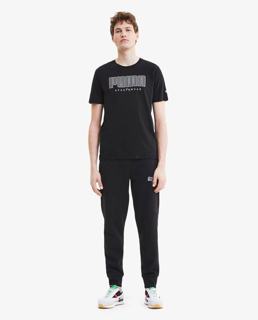PUMA - Áo thun nam cổ tròn tay ngắn Train ATHLETICS