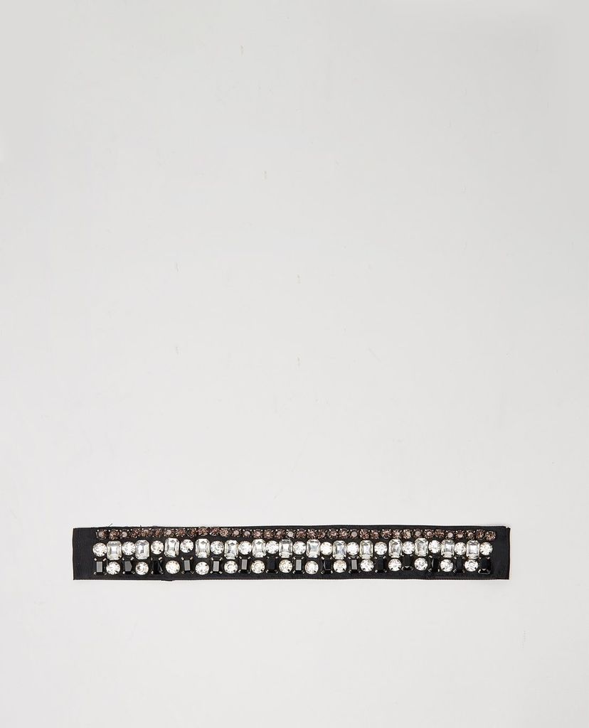 MAX&Co. - Thắt lưng bản vừa đính đá Rhinestone Embroidery