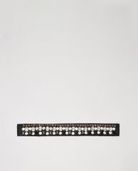 MAX&Co. - Thắt lưng bản vừa đính đá Rhinestone Embroidery