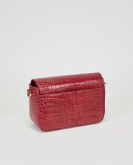 MAX&Co. - Túi đeo chéo nữ nắp gập Crocodile Print