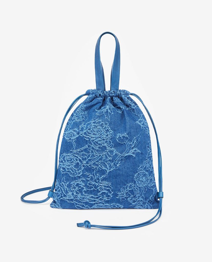 MAX&Co. - Balo nữ rút dây phối tay cầm Roo Shopper Denim