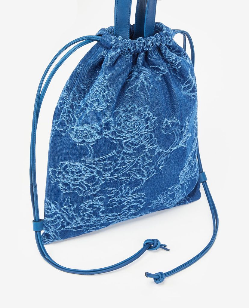 MAX&Co. - Balo nữ rút dây phối tay cầm Roo Shopper Denim