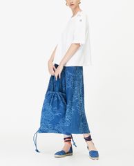 MAX&Co. - Balo nữ rút dây phối tay cầm Roo Shopper Denim