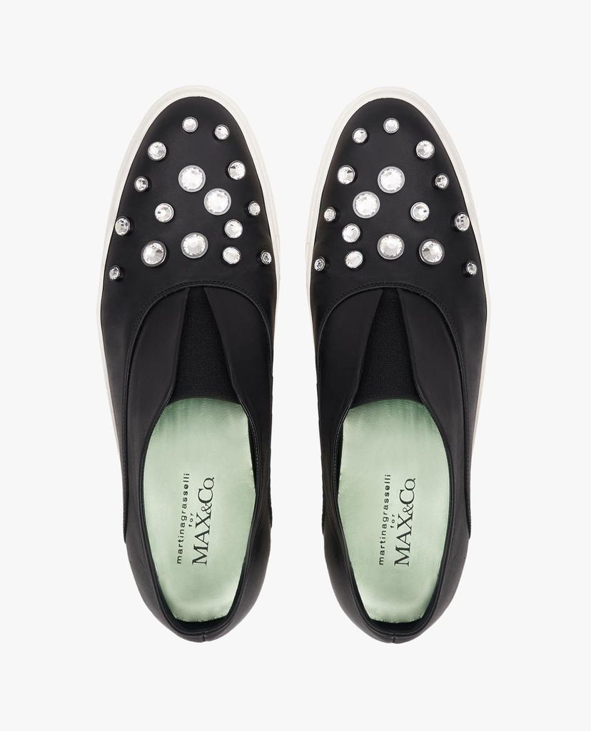 MAX&Co. - Giày slip on nữ đính đá Allegria