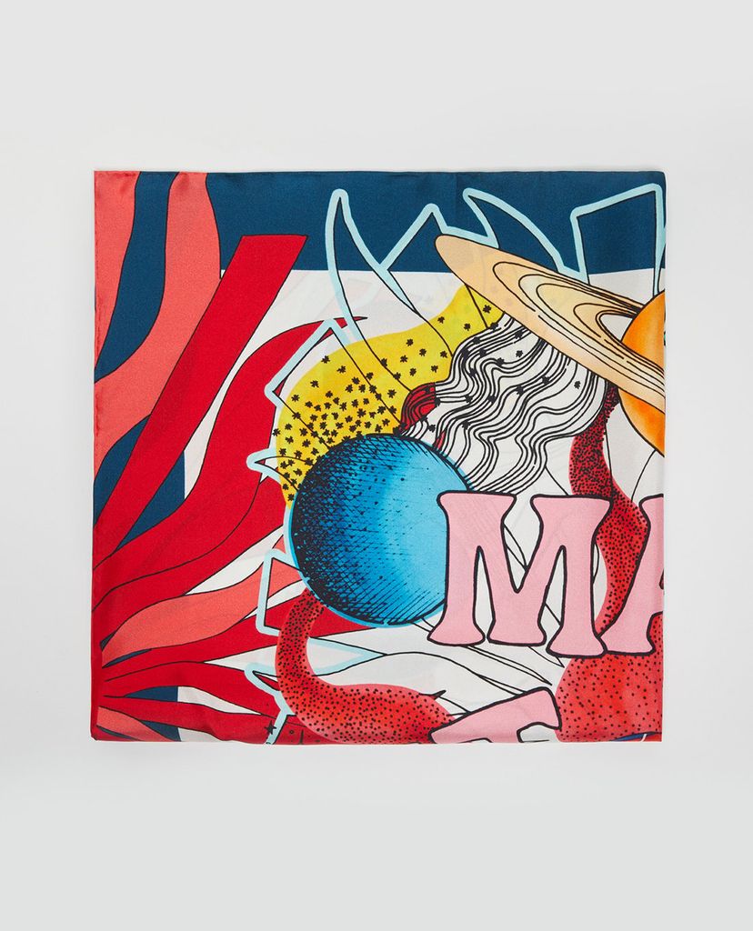 MAX&Co. - Khăn lụa hình vuông họa tiết Printed Silk