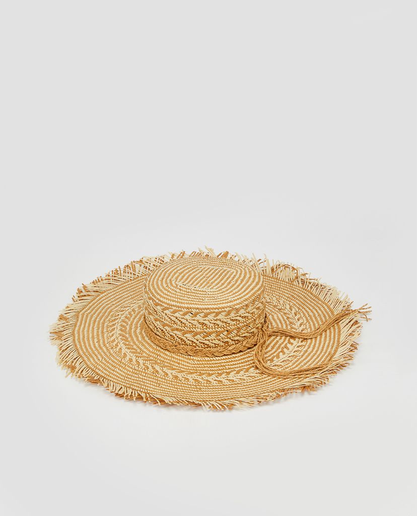 MAX&Co. - Nón cói nữ tua rua Wide Brimmed Straw