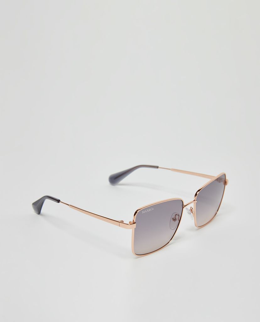 MAX&Co. - Kính mát nữ gọng vuông Metallic Square