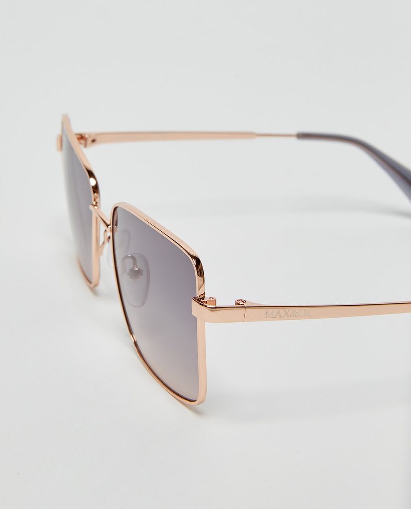 MAX&Co. - Kính mát nữ gọng vuông Metallic Square
