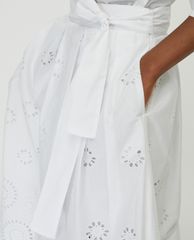 MAX&Co. - Chân váy midi phối thắt lưng St Gallen Embroidered Cotton