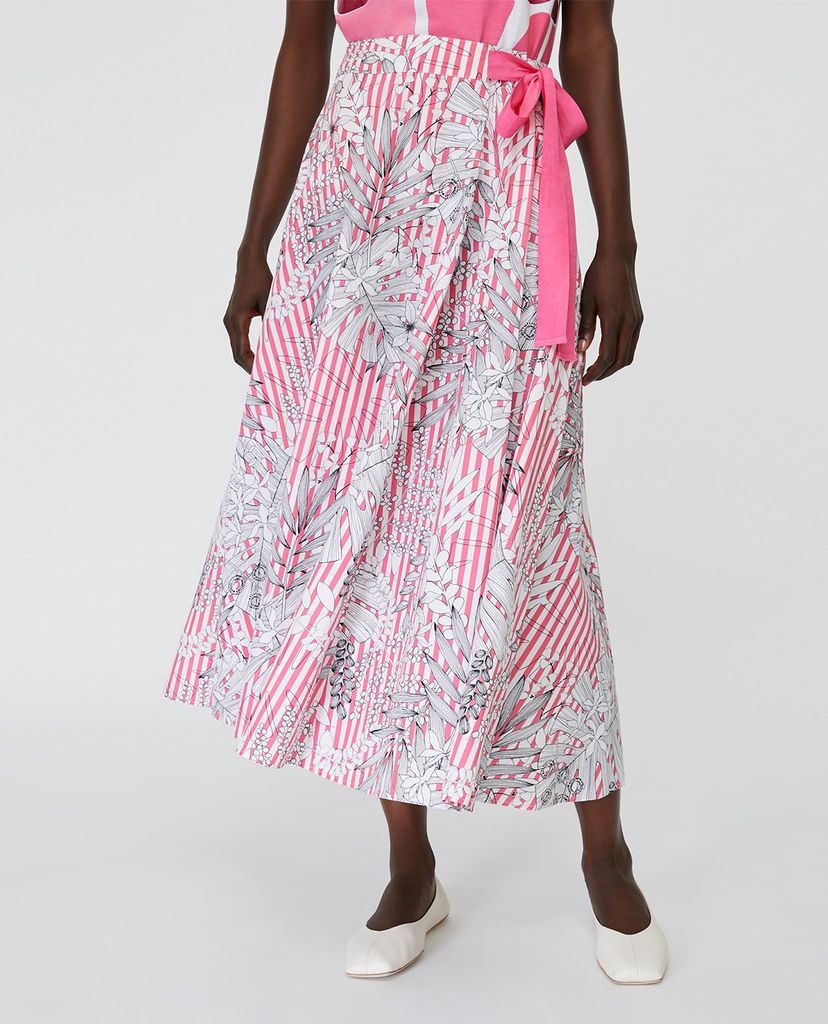 MAX&Co. - Chân váy midi phối thắt lưng Asymmetric Folds